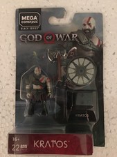 MEGA CONSTRUX GOD OF WAR KRATOS MINI FIGURE NEW SEALED GNV37 FREE SHIPPING!!