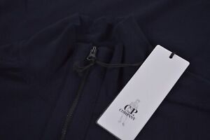 C.P. (CP) Company NWT 1/2 Zip Merino Wool Sweater Size XL 54 in Solid Navy Blue