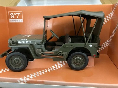 Jeep Willy’s with Canvas Top 1/18 UT MODELS - Photo 1/4
