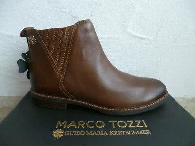 Marco Tozzi Boots Chelsea Leather Brown - Image 1 of 4