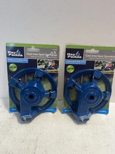 - Cast Iron Spot Water Sprinkler Covers 30’ Circle Lot Of 2 - Picture 1 of 6