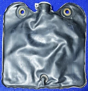 OEM 1961 Ford Galaxie Black Windshield Wiper Washer Fluid Reservoir w/ flip cap - Picture 1 of 2