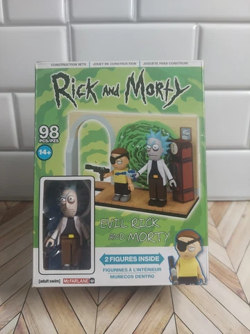Rick & Morty Evil Rick & Morty Mini Construction 98 Piece Building Set Cover