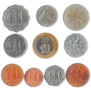 Jamaica Coins Cents Dollar | Collection of 10 Caribbean Money | 1969 - 2018 - Picture 1 of 6