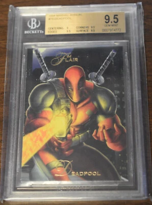 1994 Marvel Flair Annual  DEADPOOL #78 Beckett Graded 9.5 - Image 1 of 2