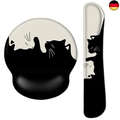 Handballenauflage für Tastatur Maus Handgelenkauflage Ergonomisches Mauspad Set  - Bild 1 von 4