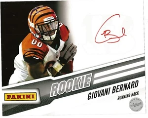 Panini Giovani Bernard Signed 2011 Rookie 8X10 Photo Cincinnati Bengals Auto - Imagen 1 de 1