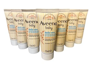 Aveeno Baby Daily Care Moisturising Lotion 15ml, Pack of 12 (180ml ) travel size - Picture 1 of 6