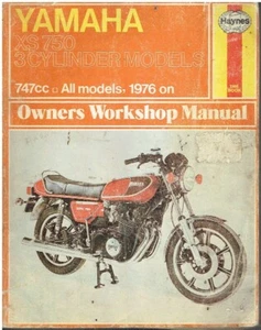 YAMAHA XS750D , XS750 2D , XS750E & XS750SE 1976-79 OWNERS WORKSHOP MANUAL - Picture 1 of 1