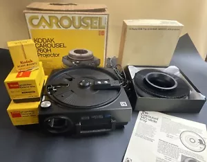 Kodak Karussell 760H Diaprojektor Fernbedienung Box Paket Extra Objektiv & Objektträger getestet - Bild 1 von 22