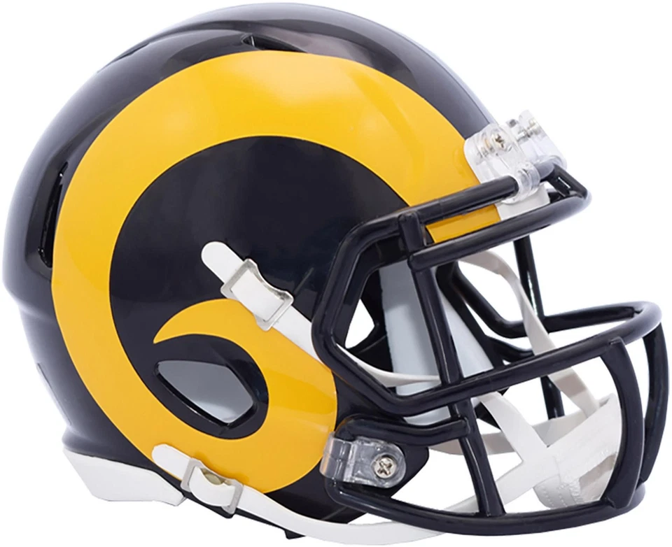 Minicasco de velocidad retroceso Los Angeles Rams Riddell 1981-1999 Foto 1 de 1