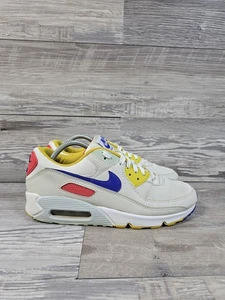 Nike Mujer Air Max 90 DA8726-100 Summit Blanco Lapislázuli Tenis Talla 10 Zapatos - Imagen 1 de 13