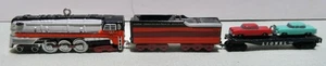 Hallmark /Lionel Locomotive 101 F-7 / Tender / Flat Car 6424 Ornaments 2001-2005 - Picture 1 of 10