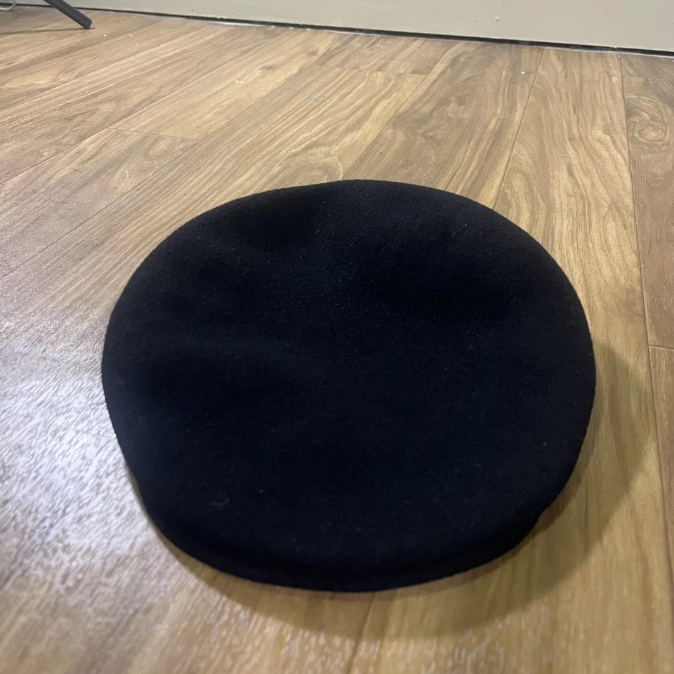 Sombrero Kangol Boina Ajustado Para Hombre Negro 100% Lana Hecho en Inglaterra Tam Heritage Foto 1 de 4