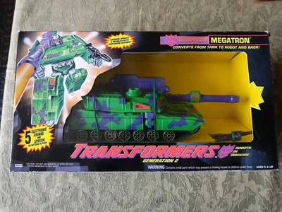 Transformers поколения 2 Decepticon Megatron бак 1993 новый в коробке - Изображение 1 из 4