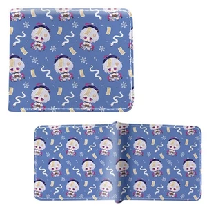Nuevo Billetera Plegable Billetera Tarjeta de Crédito Patrones Qiqi GENSHIN IMPACT - Imagen 1 de 2