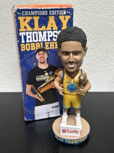 Klay Thompson Bobblehead Golden State Warriors 2017 Campeonato ¡MIRA! - Imagen 1 de 14