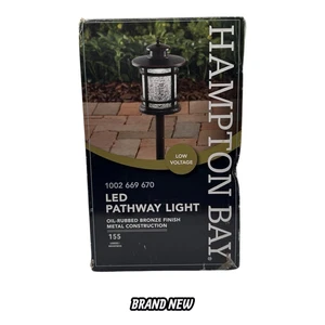 Hampton Bay 3-Watt Oil Rubbed Bronze Outdoor Integrated LED Landscape Path Light - Picture 1 of 9