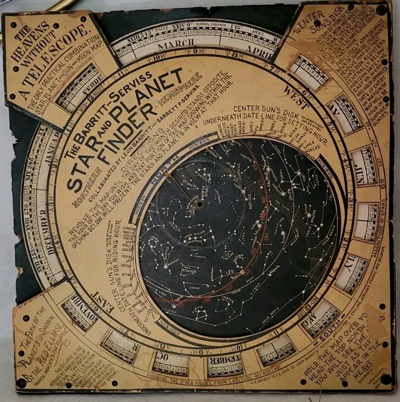 1906 Barritt Serviss Star and Planet Finder - Изображение 1 из 4