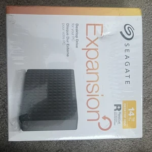 SEAGATE 14TB Expansion Desktop External Hard Drive HDD w/USB 3.0 (STEB14000402) - Photo 1/5