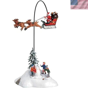 Encantadora decoración de mesa de Papá Noel con características animadas y control de volumen - Imagen 1 de 2