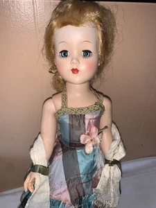 Pretty! Vintage 17” Nanette Hard Plastic Walker Doll R&B - Picture 1 of 13