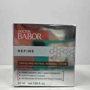 Doctor Babor Refine Triple Pro-Retinol Renewal Cream 50ml NIB - Picture 1 of 9