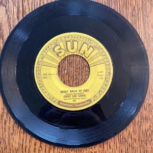 Jerry Lee Lewis: "Great Balls Of Fire" / "You Win Again" VG 45 RPM 7" - Picture 1 of 2
