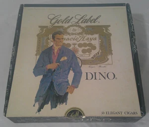 Vintage Gold Label Dino Cigar Box - Gradiaz Annis, Tampa, Florida - 7.5x7.5x2in, - Picture 1 of 9