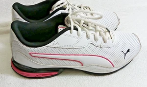 Puma Women's Centric Running Shoe, White/Fuschia/Black, Soft Foam Insole Sz 9.5 - Picture 1 of 13
