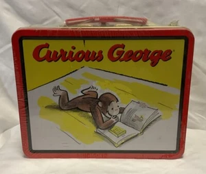 Vintage Curious George Metall Brotdose 1998 Universal Studios VERSIEGELT - Bild 1 von 7