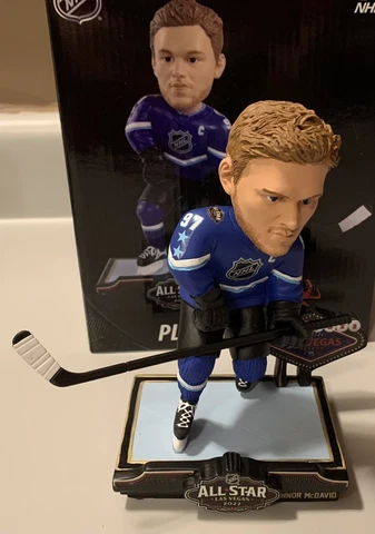 Connor McDavid Oilers/ 2022 All Star Game Bobblehead W/ Original Box!  /222 Made Cover