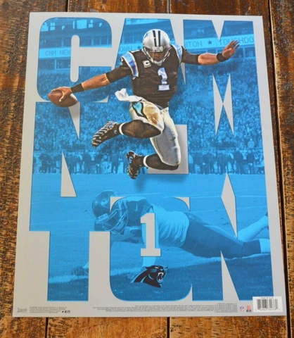 Carolina Panthers Cam Newton QB 16x20 Trends Cardstock Memorabilia Poster Cover