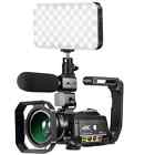 Night 4K Digital Video Camera With Touch Display And 30X Digital Zoom