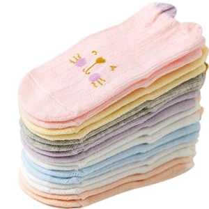 Cotton Baby Girls Socks for Babies and Infant Newborn Cute Socks(8 pairs baby... - Picture 1 of 6