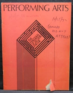 The Prisoner of Second Avenue (Carney, Barrie) - Program LA Music Center 1972 - Picture 1 of 4