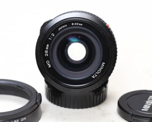 Minolta MD 28mm f/2 manual focus wide angle lens - Picture 1 of 6