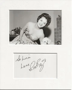 Lita Roza music signed genuine authentic autograph signature UACC RD COA - Picture 1 of 1