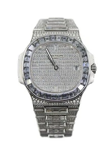Patek Philippe Nautilus Tiffany & Co Diamond 18K White Gold Watch 5719/10G - Picture 1 of 5