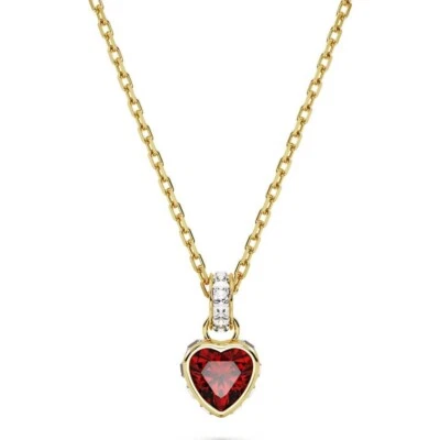Colgante Swarovski Stilla corazón cristal rojo baño tono oro 5648750 - Imagen 1 de 2