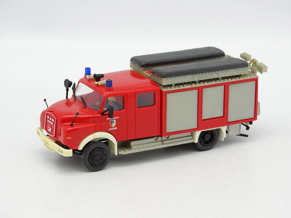 Preiser 1/87 HO - Magirus Furgone Vigili Del Fuoco Augsburg - Immagine 1 di 1