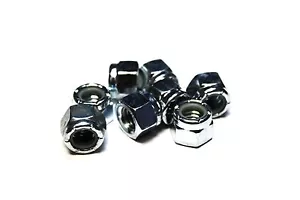 (500) Dadi di bloccaggio con inserti in nylon 3/8"-16 (zincato) Nylock - Foto 1 di 1