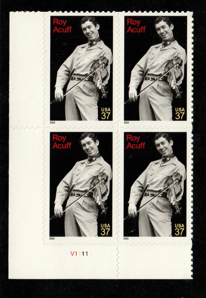 Scott 3812 37¢ Roy Acuff MNH Free shipping in USA! - Image 1 of 1