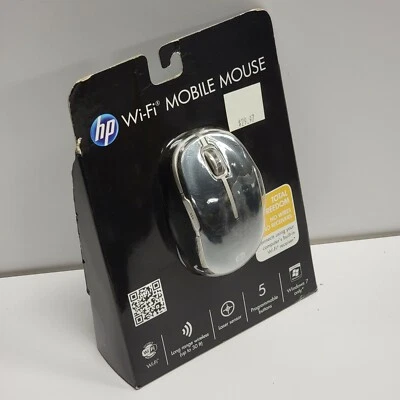 Windows 7 - HP Wi-Fi Wireless Mobile Black/Silver Total Freedom Mouse - READ... - Image 1 of 4