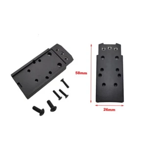 P320 Metal Adaptador Base Soporte Punto Rojo Reflex Mira Montaje Placa para SIG RMR SRO - Imagen 1 de 5