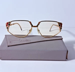 Original Vintage Cazal MOD. 238 COL. 370 Eyeglass Frames – 1970s Geometric Style - Picture 1 of 7