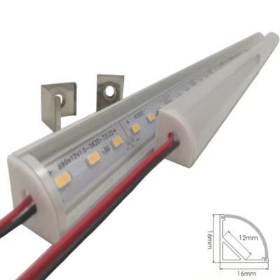 5pcs Wall Corner LED Bar Light DC 12V 50cm SMD 5730 Rigid LED Cabinet light  - Image 1 of 4