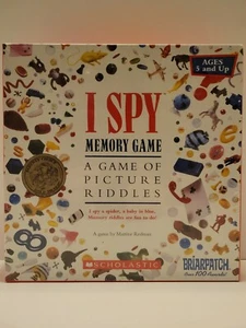 I SPY Memory A Game of Picture Riddles Briarpatch Age 5+ 1-6 players New - Picture 1 of 6