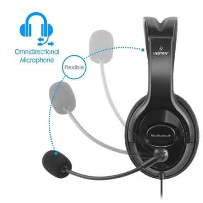 USB Headphones with Microphone USB - Image 1 of 4