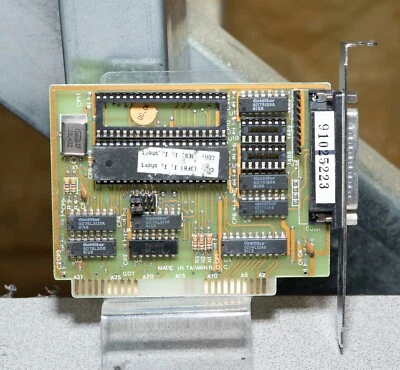 Vintage Generic serial controller card 8 bit ISA ISA519 - Image 1 of 2